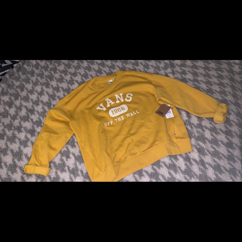 Yellow vans crew neck💛